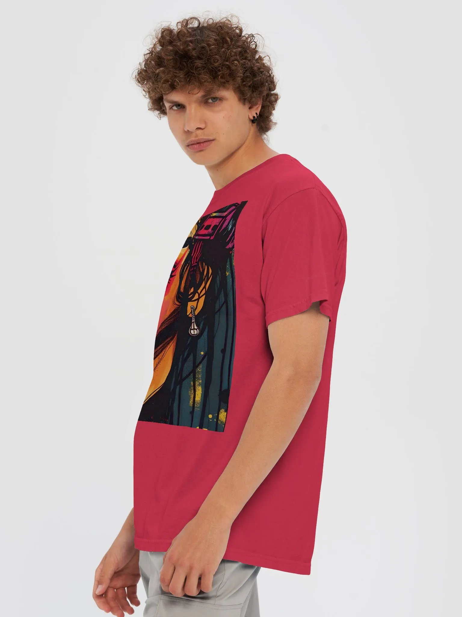 Vintage Comfort: Garment-Dyed Cotton T-Shirt product image (6)