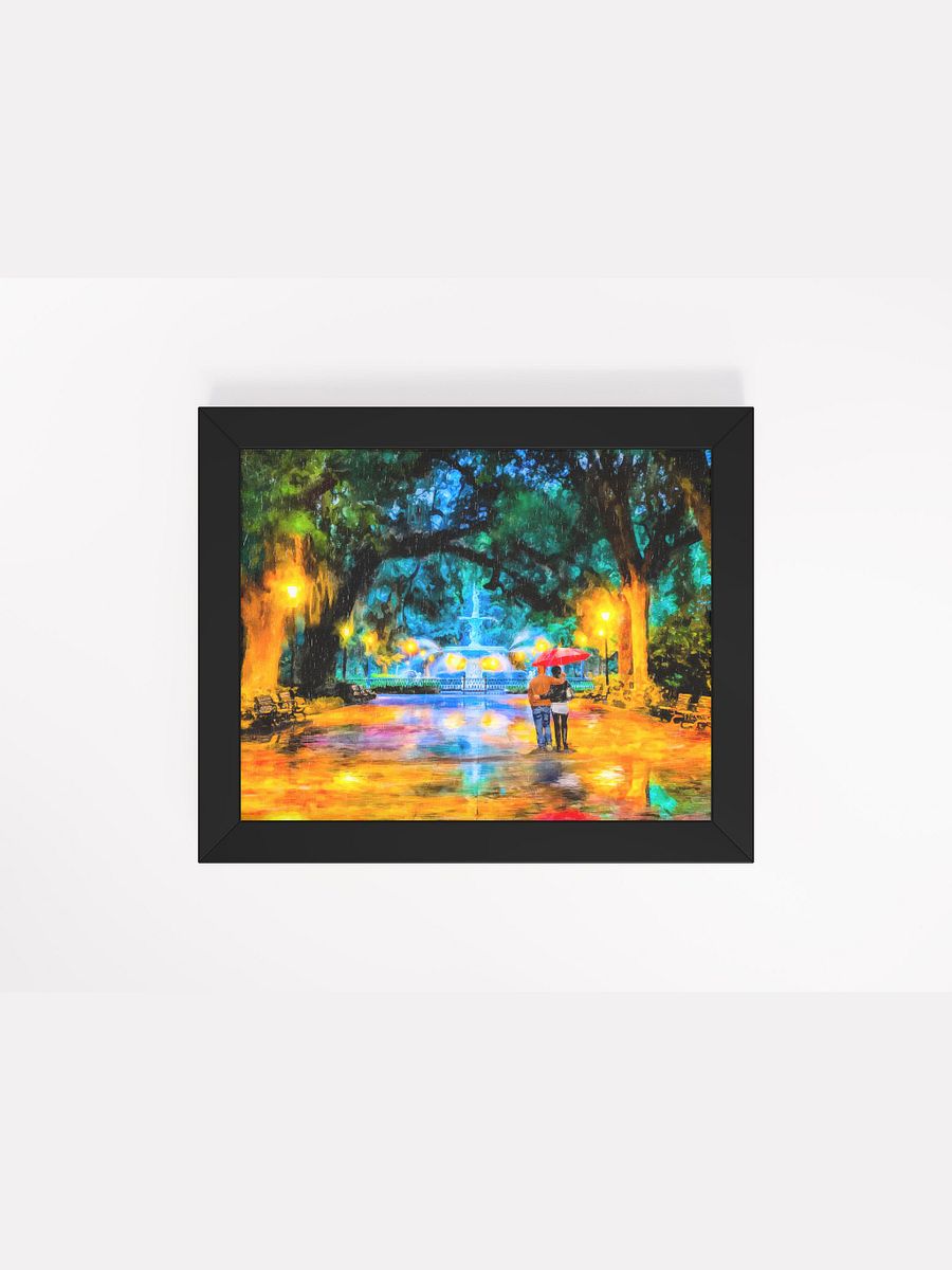Forsyth Park – Savannah Fountain Framed Poster product image (1)