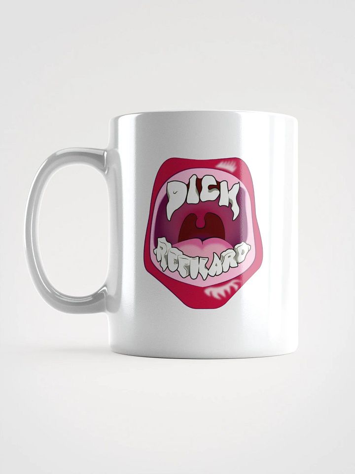 Dick Reckard Teeth Mug || Unisex(?), White, Multiple Sizes product image (1)