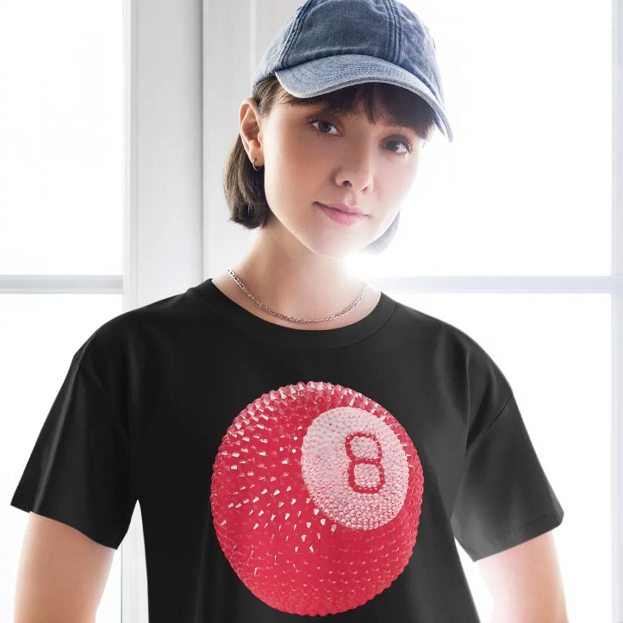 Abstract Baseball-Inspired Women's Crop Top product image (7)