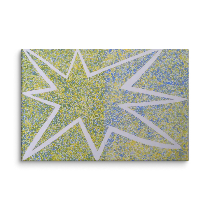 Yellow/Blue Blue/Yellow on Canvas (24" x 36") product image (1)