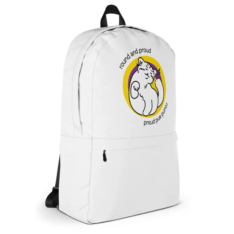 Round and Proud Manul Intersex Version - Backpack product image (4)