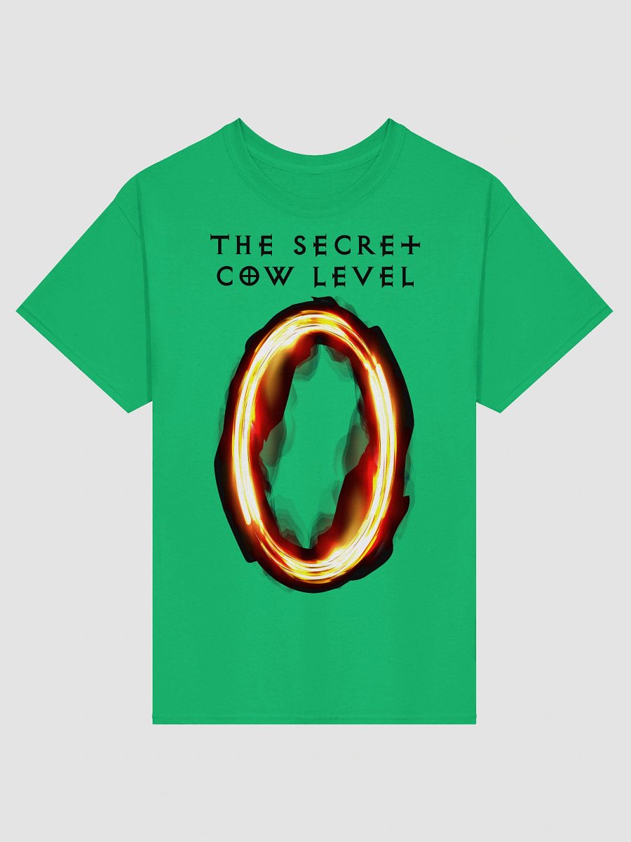 The Secret Cow Level Portal (Green Screen T-Shirt) product image (1)