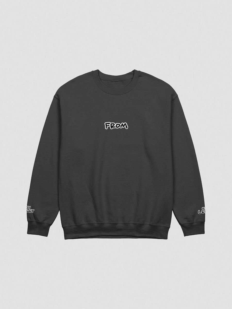 my left from my right embroidered crewneck (BUBBLE DESIGN) product image (4)