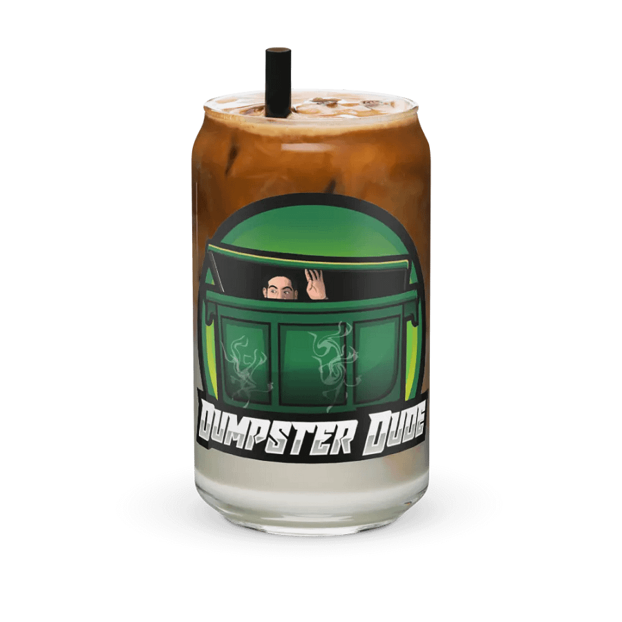 Dumpster Dude Can Glass product image (36)