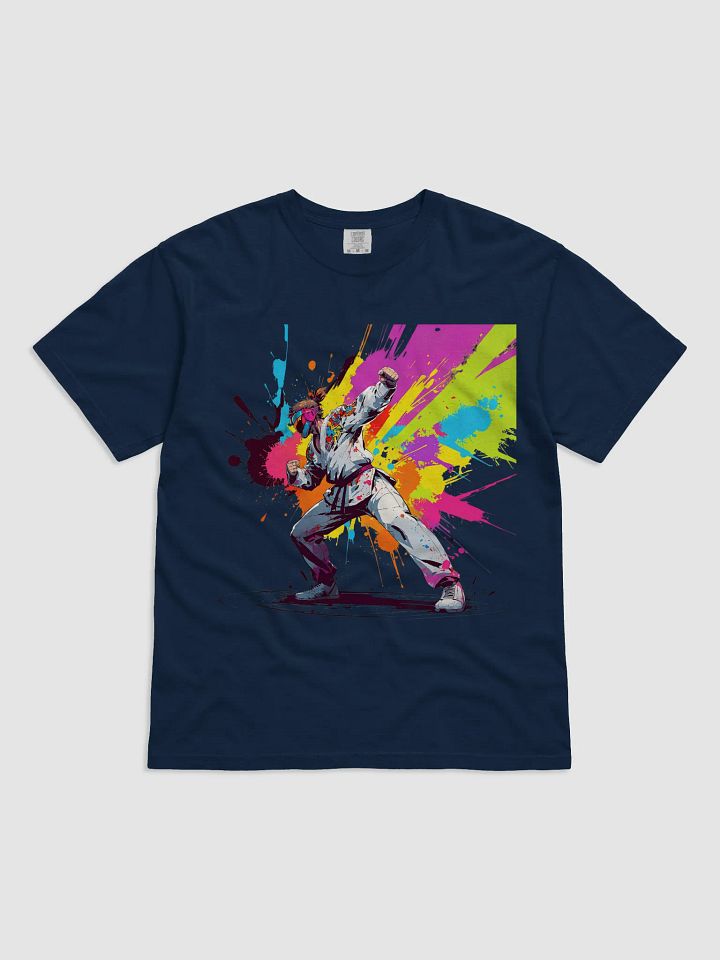 Comfort Colors Garment-Dyed Heavyweight T-Shirt ( D_0144_Color Kick Taekwondo Boy of the Streets ) product image (4)