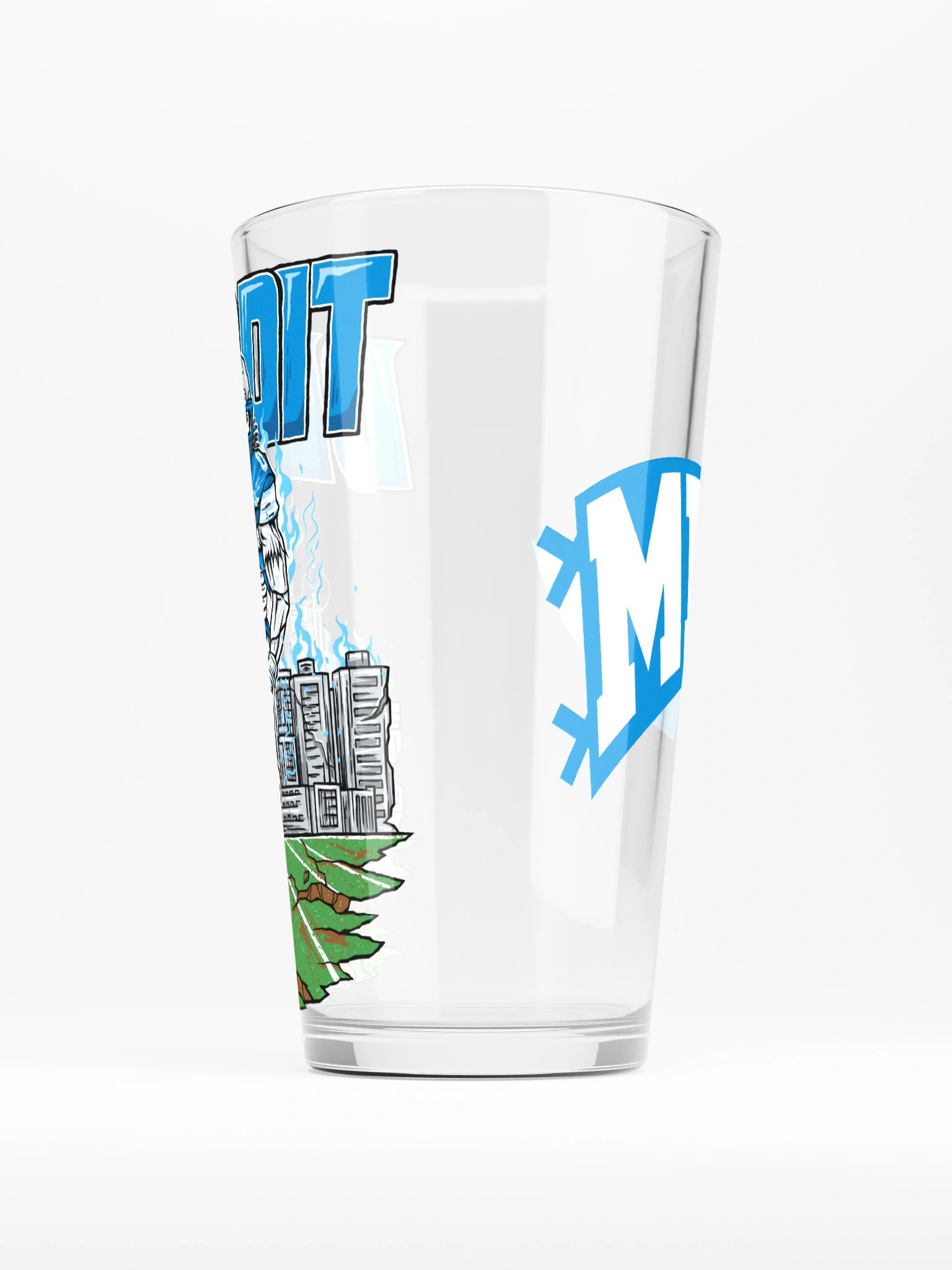 Detroit, the Football City Pint Glass product image (3)