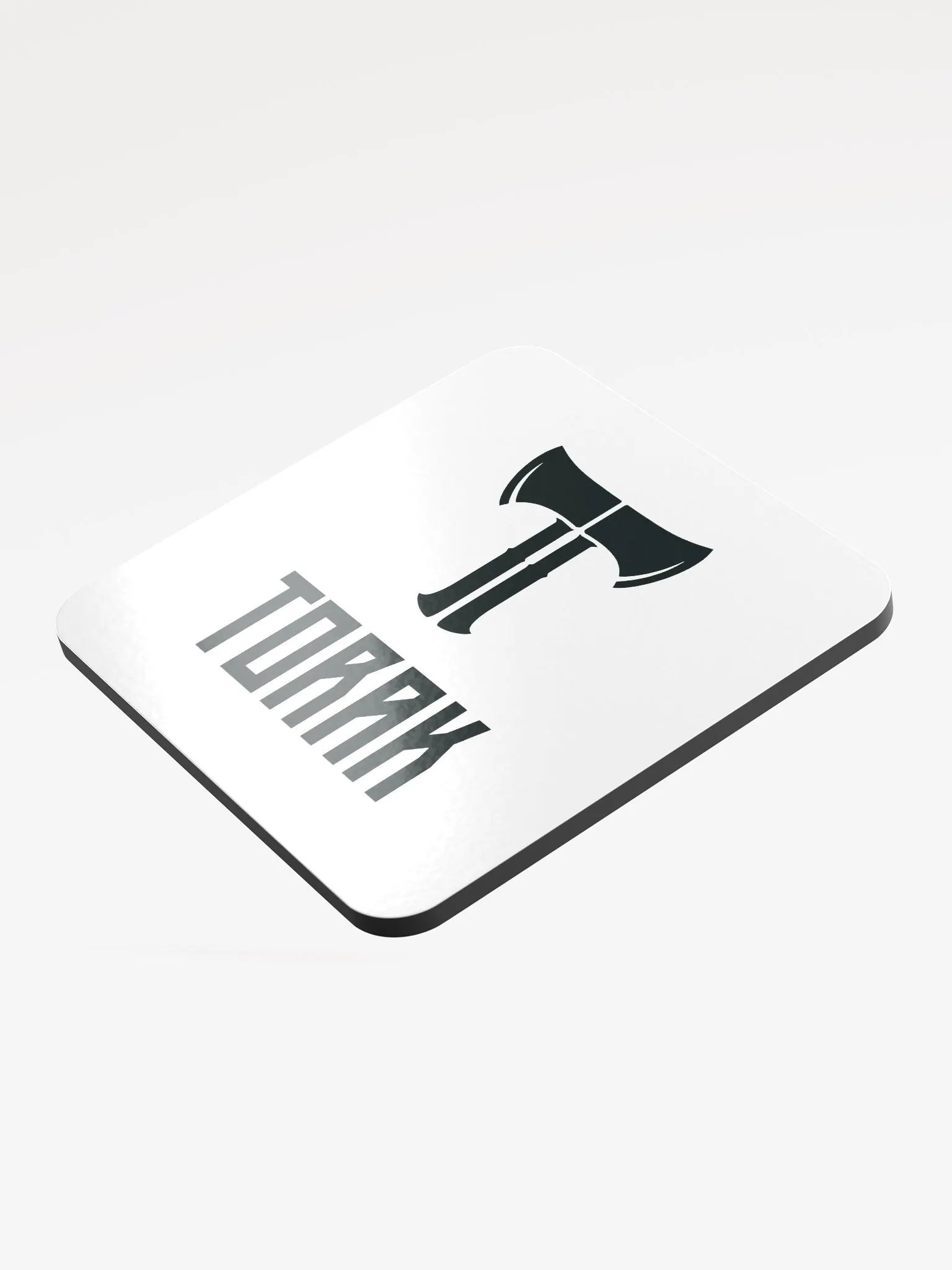 "Black Logo & Name" Coaster product image (4)