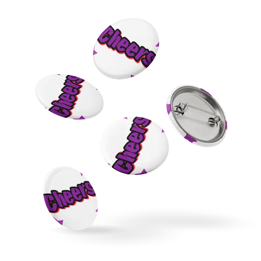 Neon Cheers Pin Buttons Set product image (14)