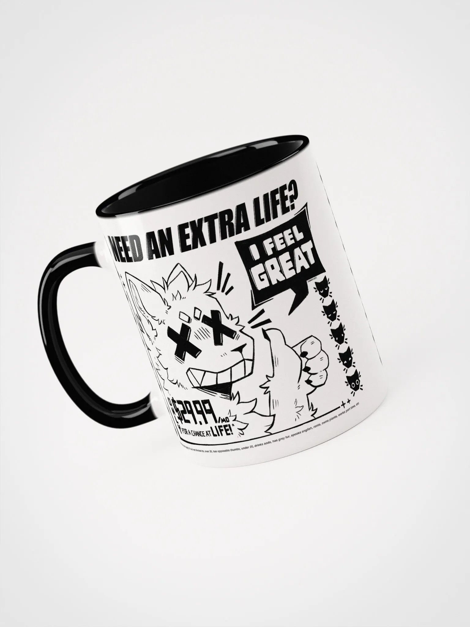 Extra Life Ceramic Mug product image (2)
