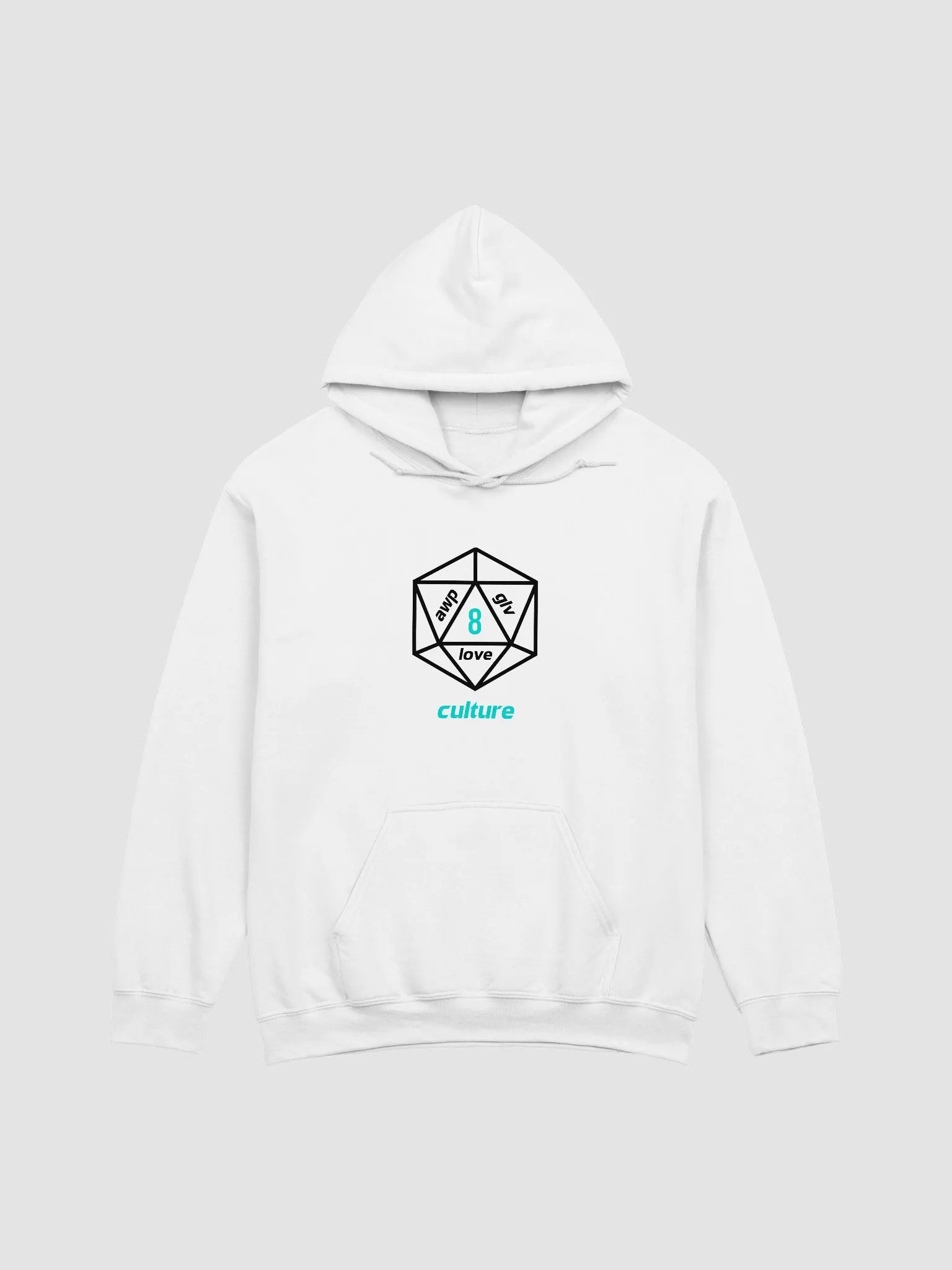 nymph gloveworks white hoodie product image (1)