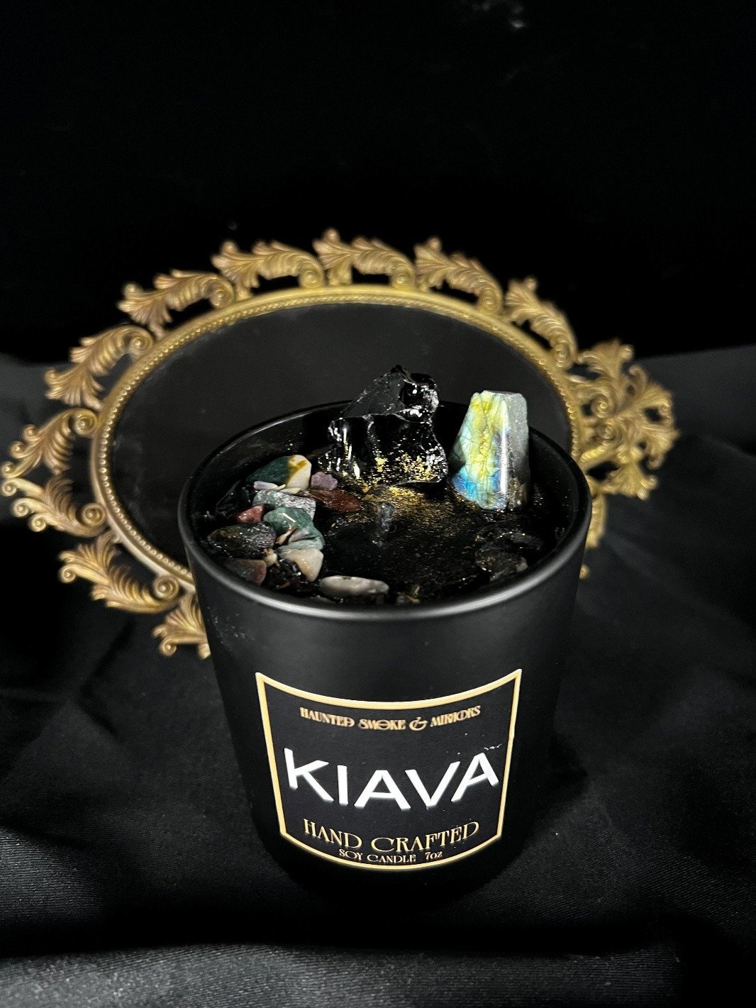 Custom Spirit Guide Crystal Candle product image (2)