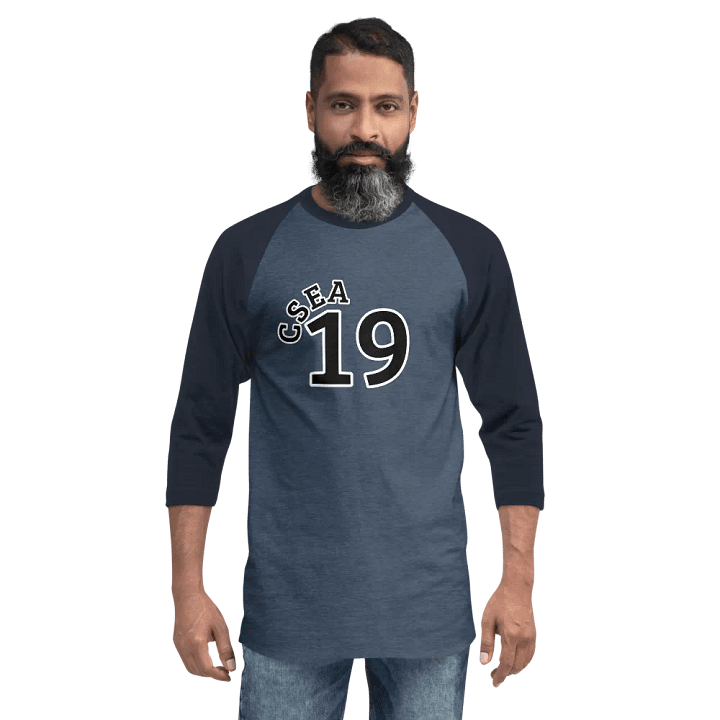 TUSD/CSEA Sun & Waves Raglan Tee product image (4)