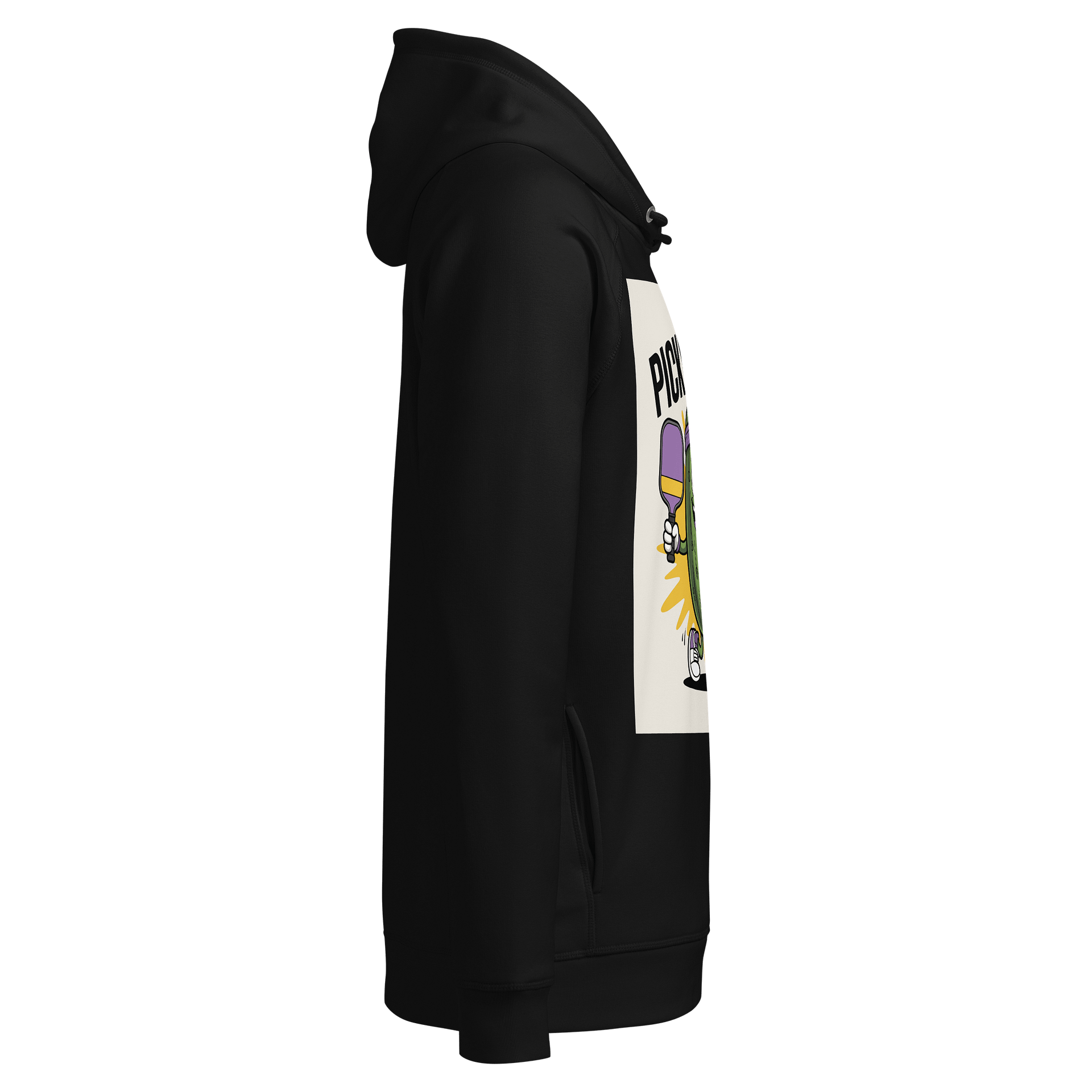 "Dill With It Pickleball Hoodie – Funny Pickle Character Sportswear" product image (7)