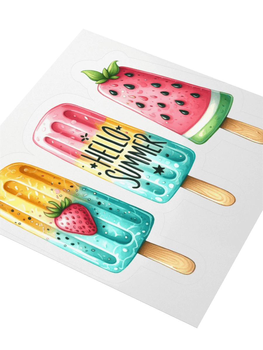 Summer Vibes Kiss Cut Stickers product image (8)