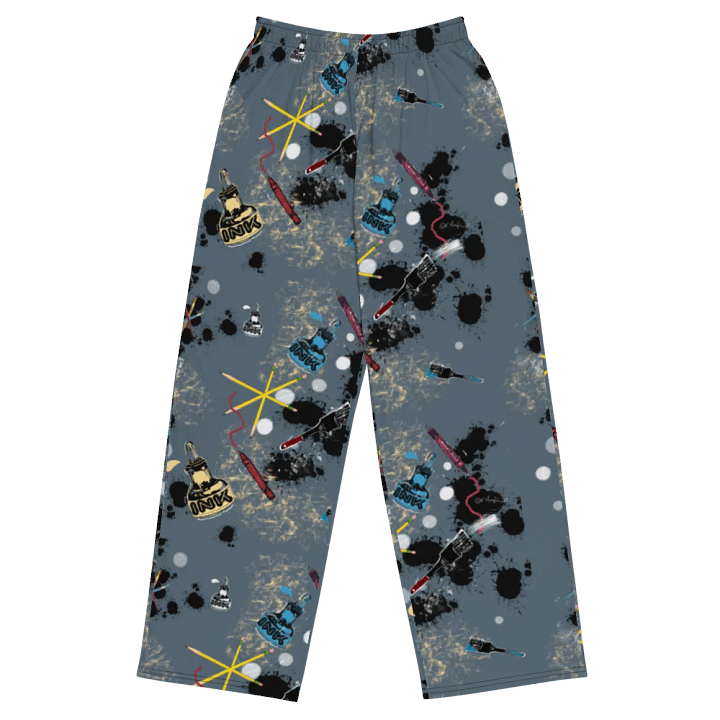 SplatterWear #6 Wide Unisex Pants/Steel product image (1)