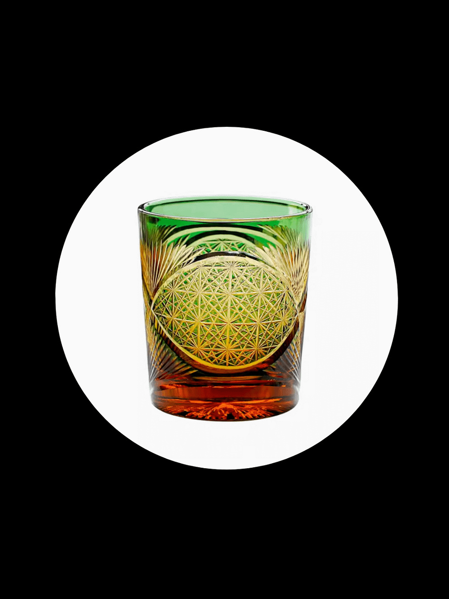 Edo Kiriko - Amber Green product image (1)