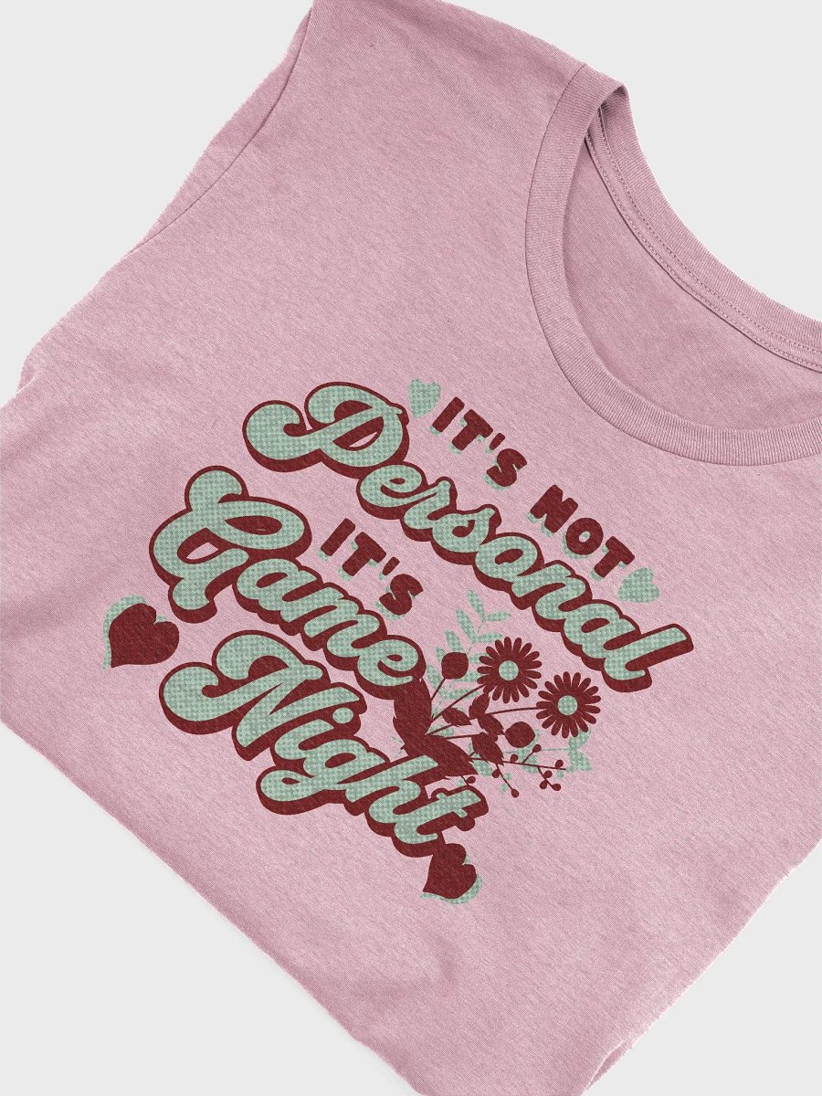 Retro Gamer Girl Shirt, Pretty Board Game Shirt for Women, It's not Personal It's Game night, on Heather Orchid product image (7)