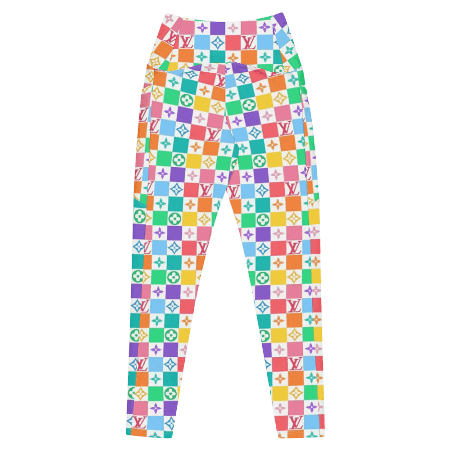 Leggings with Pockets – Luxury Logo Print for Sophisticated & High-End Style product image (8)