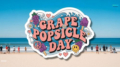 Let's make some Waves 🌊 today - 

It’s Grape Popsicle Day! 🍧
AI froze this wave of fruity chill. 
Fave popsicle flavor? 

Did...