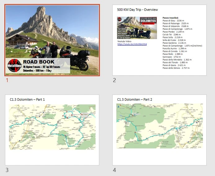 DOLOMITES EXTREME, 18 Passes, 500 km, 1 Day Ride incl Tour Book & GPX Data product image (4)