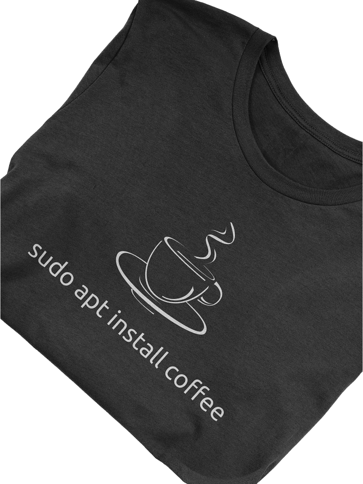 apt install coffee T-Shirt product image (2)