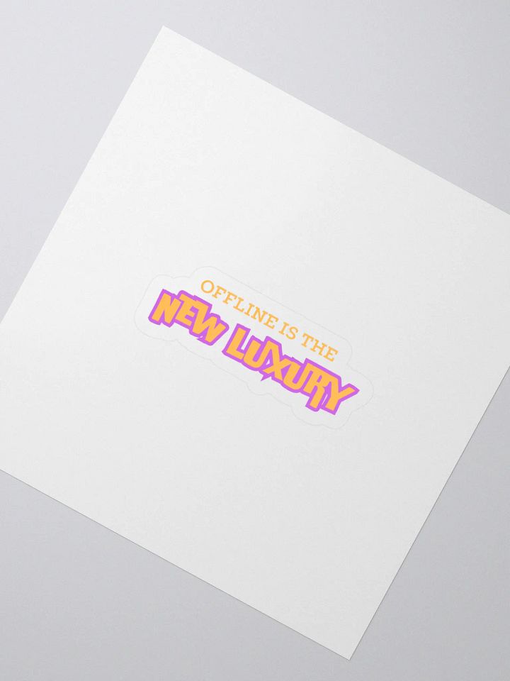 Offline Luxury Kiss Cut Stickers product image (2)