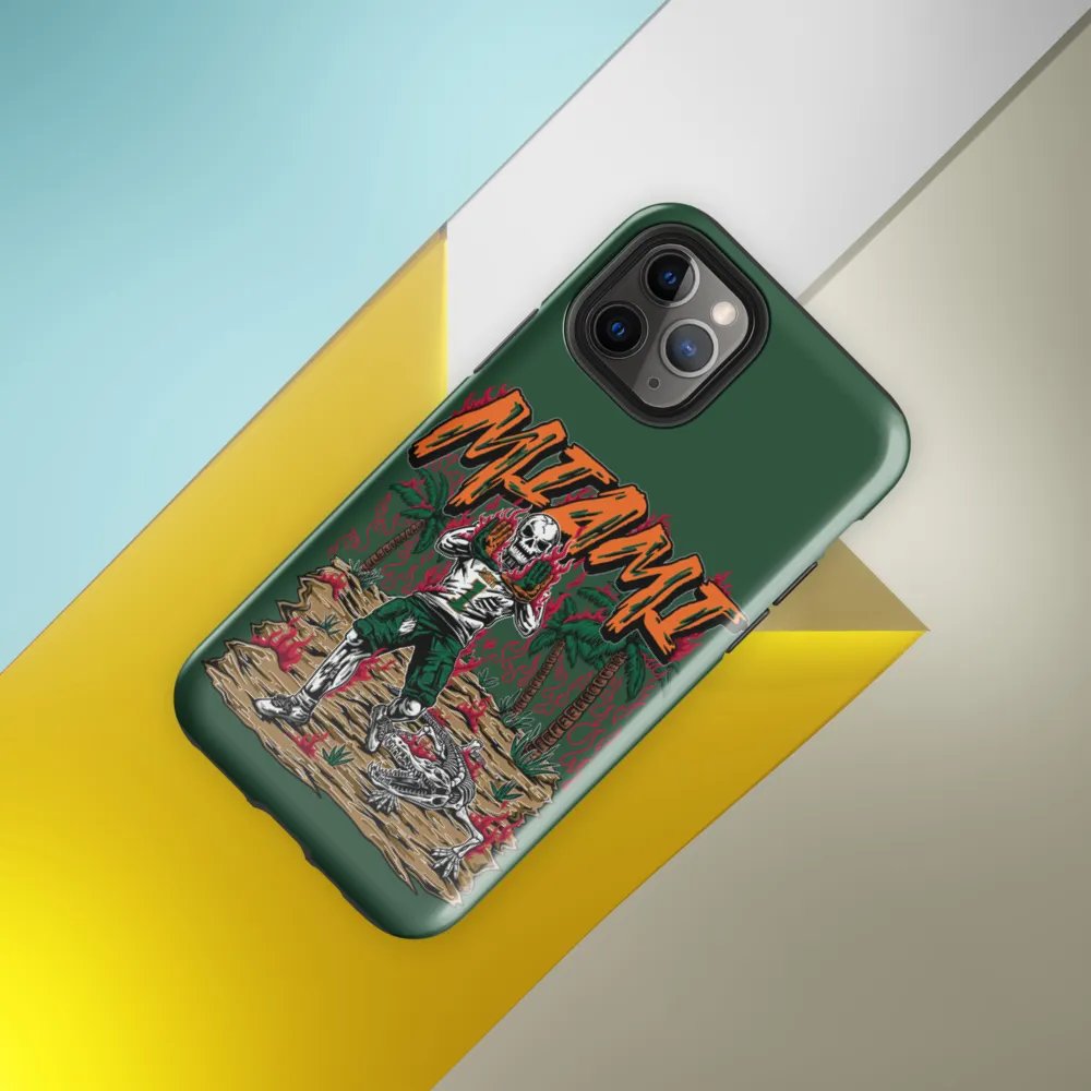 Welcome to Miami Football Phone Case product image (59)
