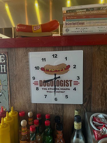 A gift from thousands of miles away!  A friend from Australia has adorned our walls with a timepiece that says anytime is hot...