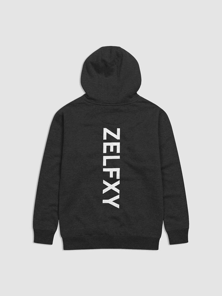 White Logo Hoodie - Black product image (2)