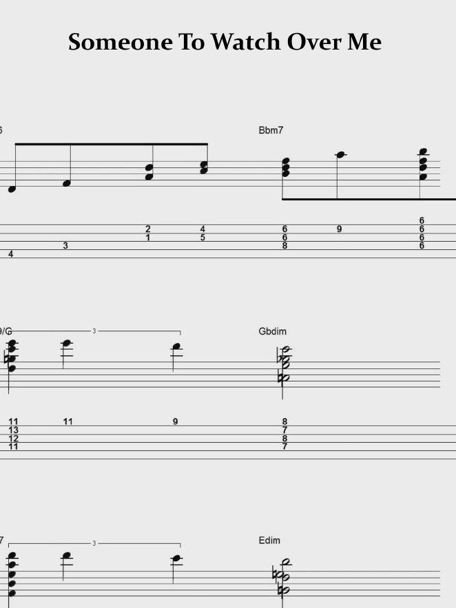 Someone To Watch Over Me - Piano sheet music product image (1)