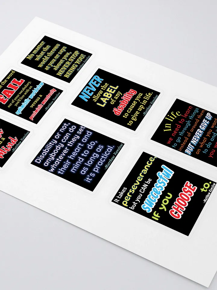 Stickers of Quotes by Matthew Kenslow product image (2)
