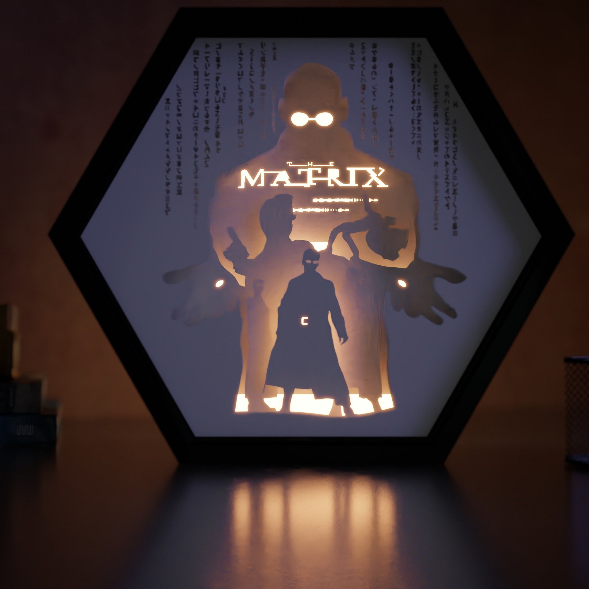 Matrix Rectangle-Hexagon Light Box Template -PDF PNG SVG DXF + Video Tutorial product image (3)