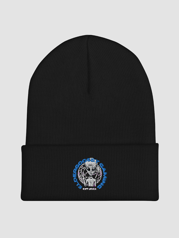 [eldergoosey] Embroidered Cuffed Beanie Yupoong 1501KC product image (2)