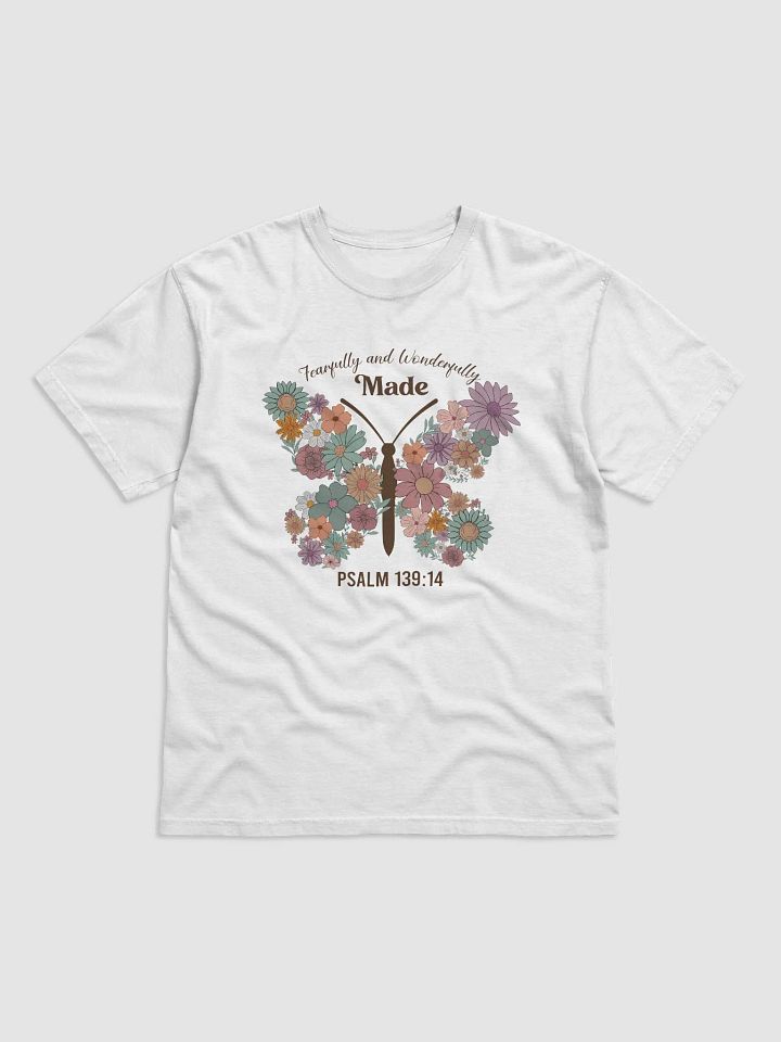 Fearfully & Wonderfully Made - Psalm 139:14 Unisex Heavyweight T-Shirt product image (1)
