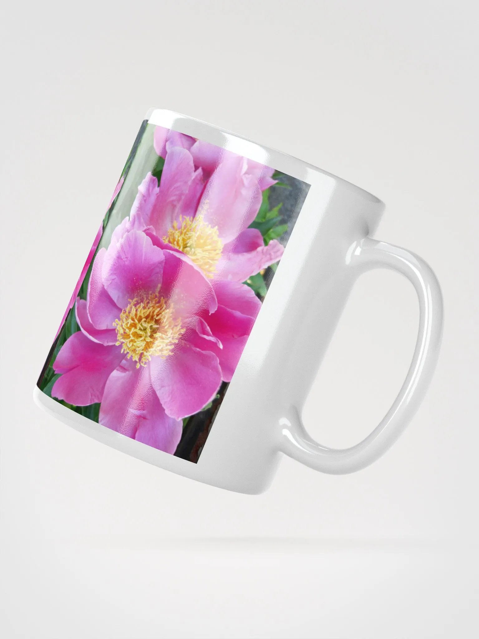 Pink Flowers Mug product image (2)