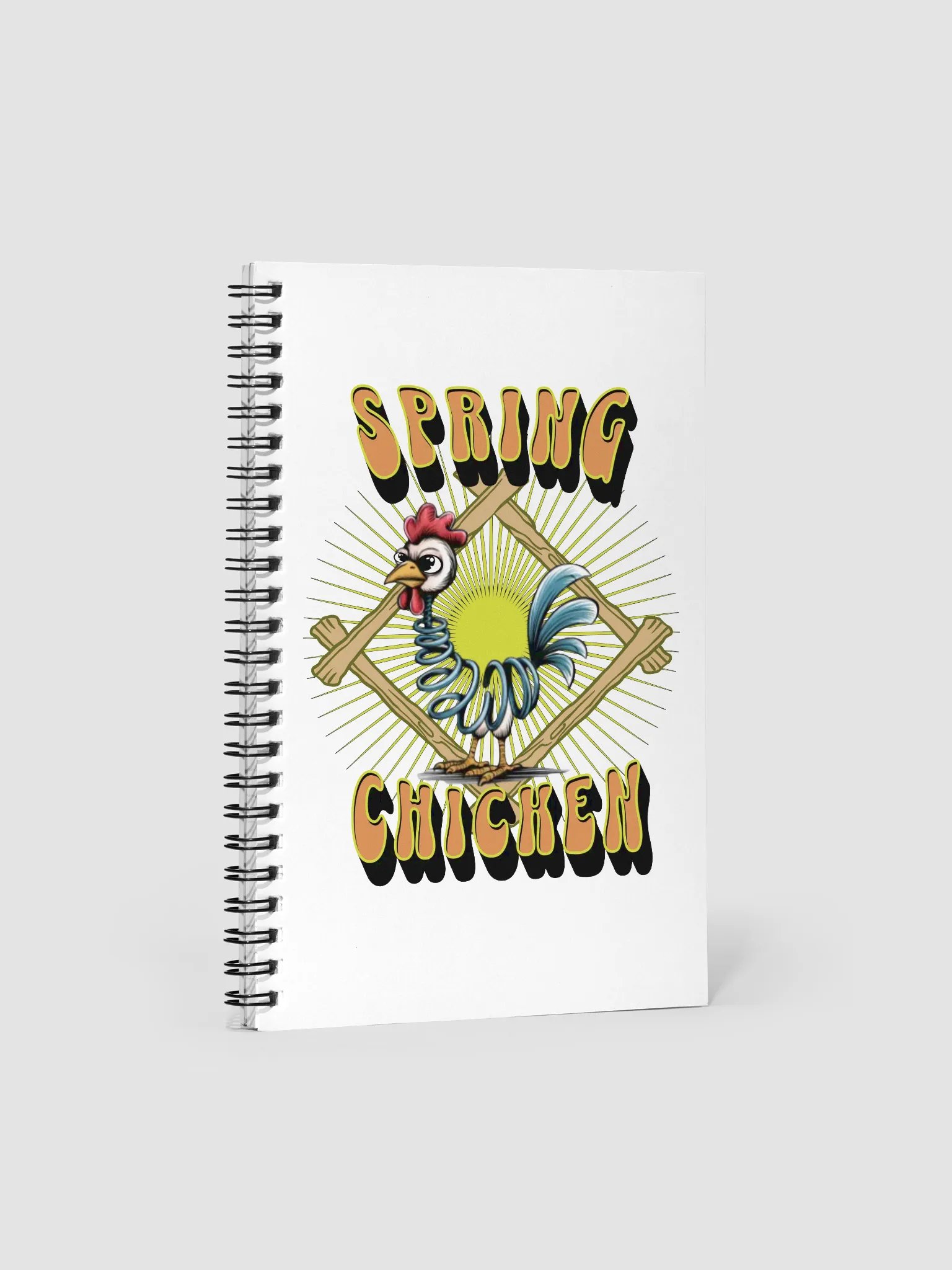 Spring Chicken Spiral Notebook product image (2)