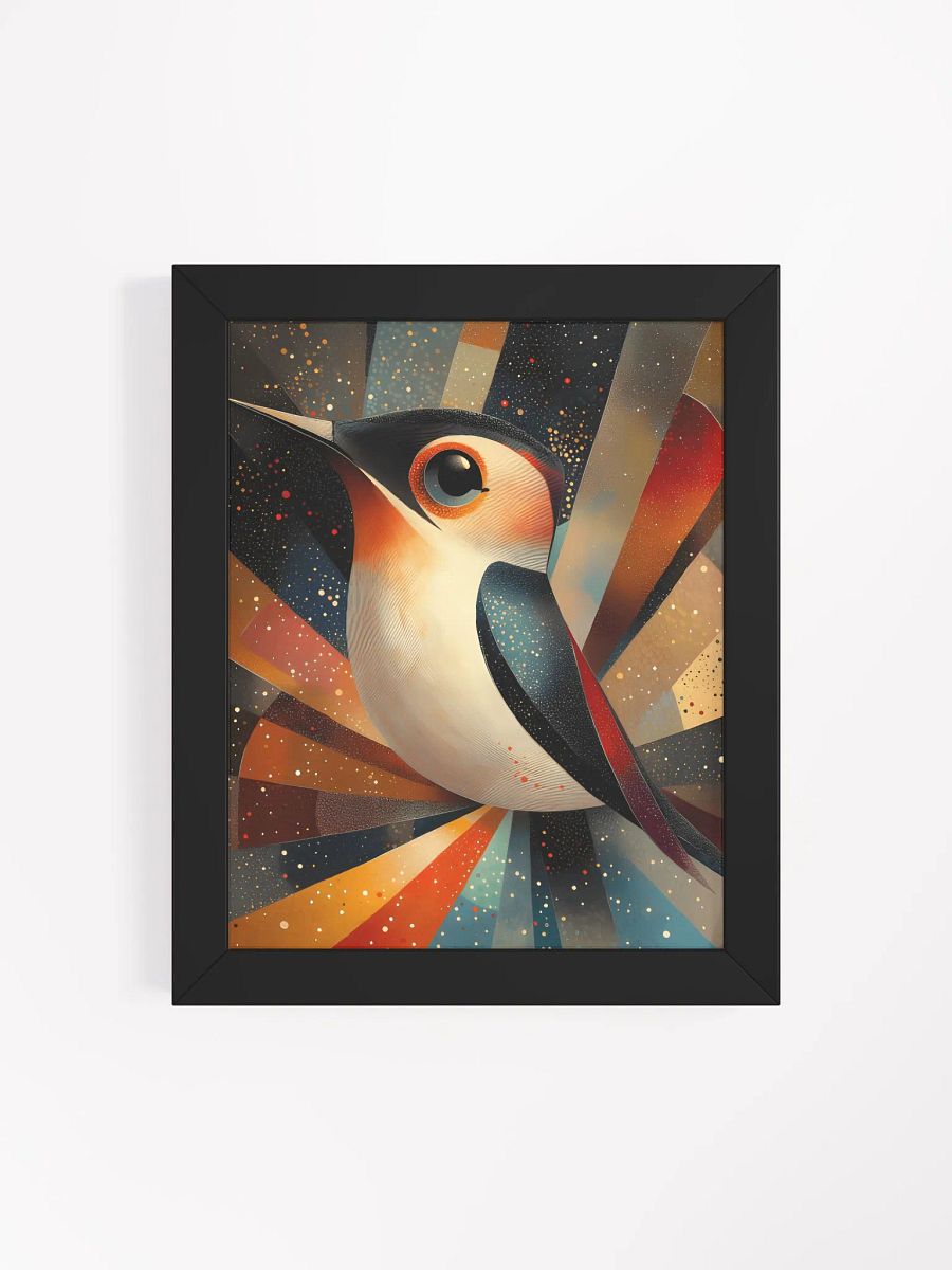 Framed wall art, titled 