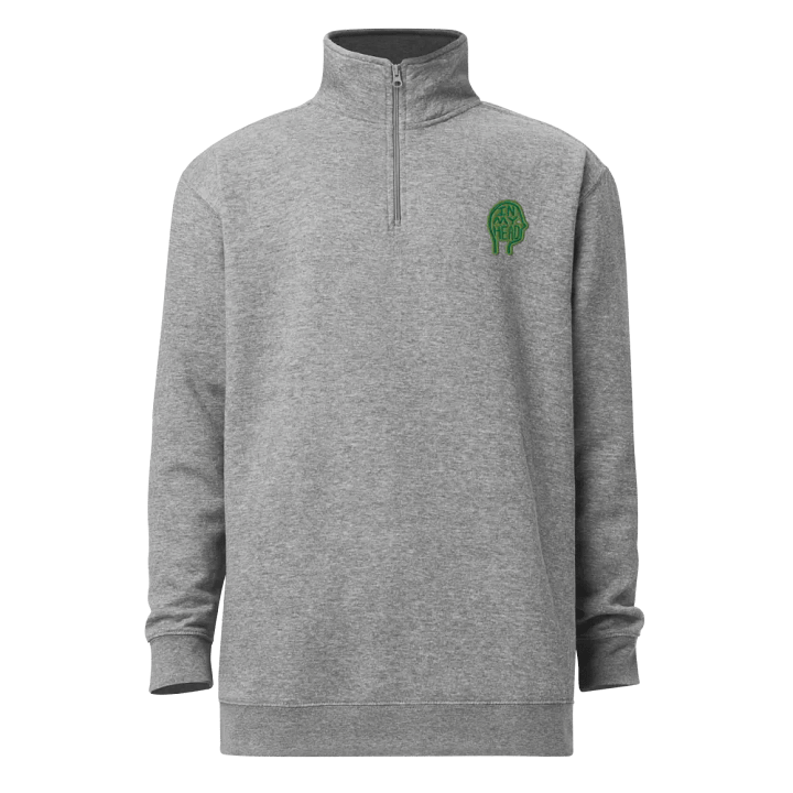 In My Head (leaf design) embroidered quarter zip product image (7)