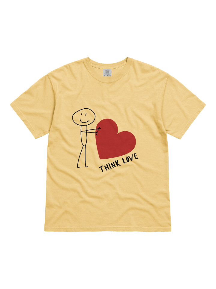 Think Love Heavyweight T-Shirt product image (3)