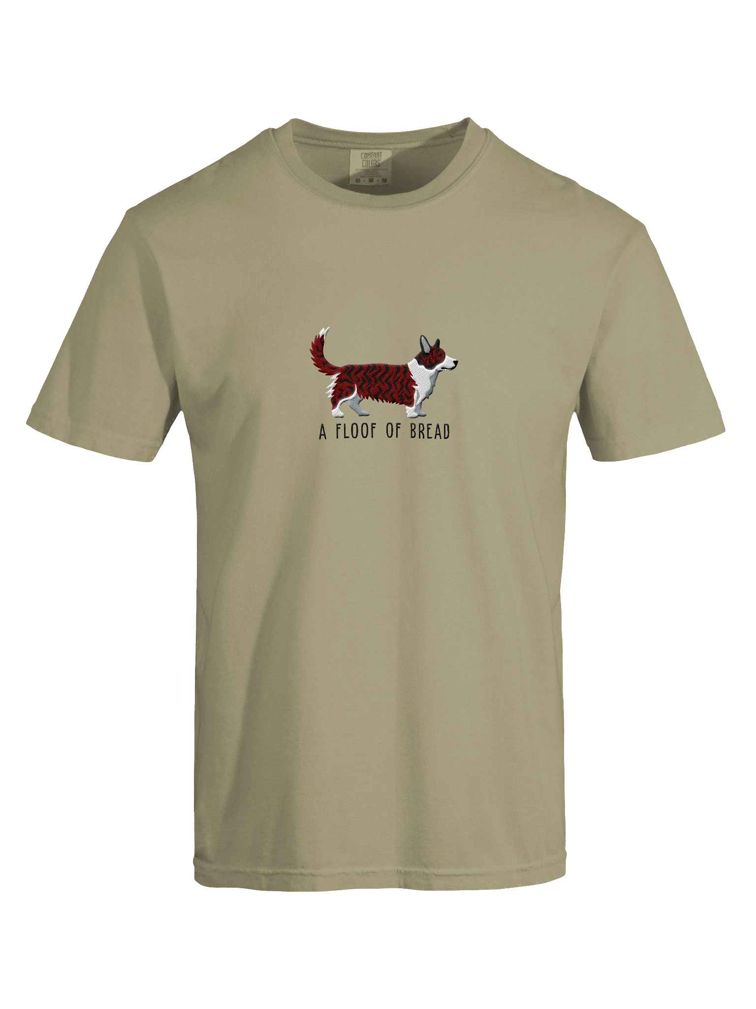 A Floof of Bread T-Shirt(Embroidered) of a Cardigan Welsh Corgi(Brindle) product image (7)