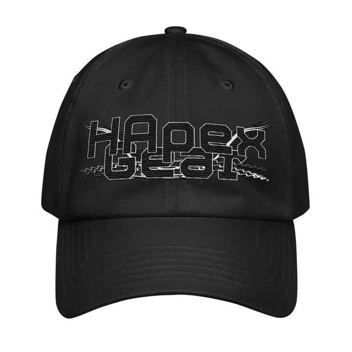 Black HApex Gear White Logo - Embroidered - Dad Hat product image (1)