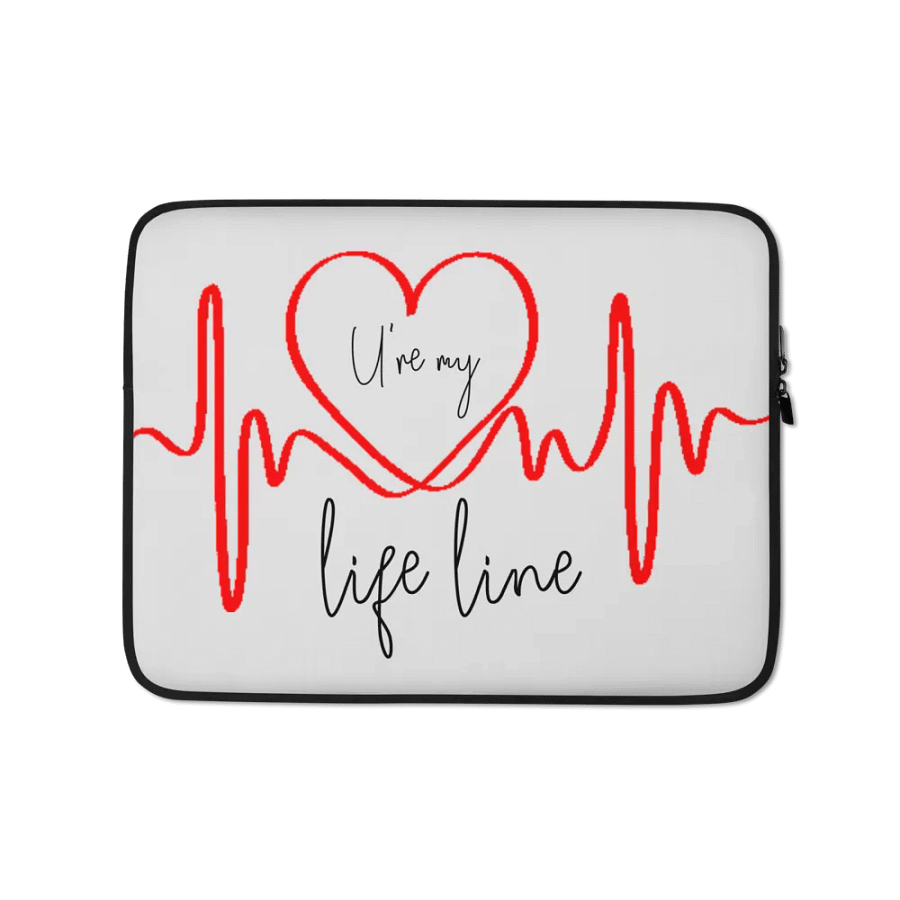 Heartbeat Laptop Sleeve product image (1)
