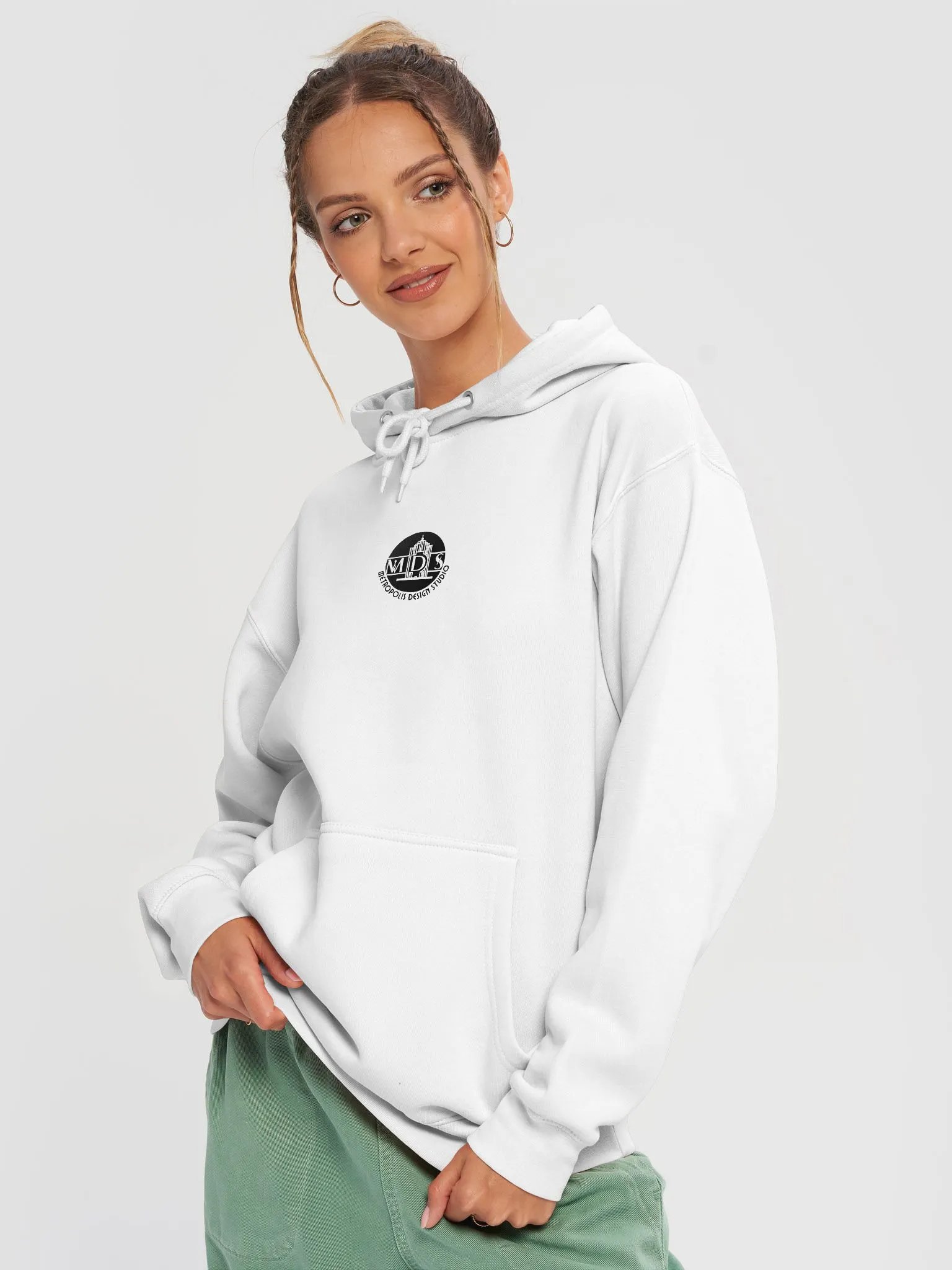 Olive Oil Company 1920s Signage Glamour Back Graphic - Hoodie product image (4)