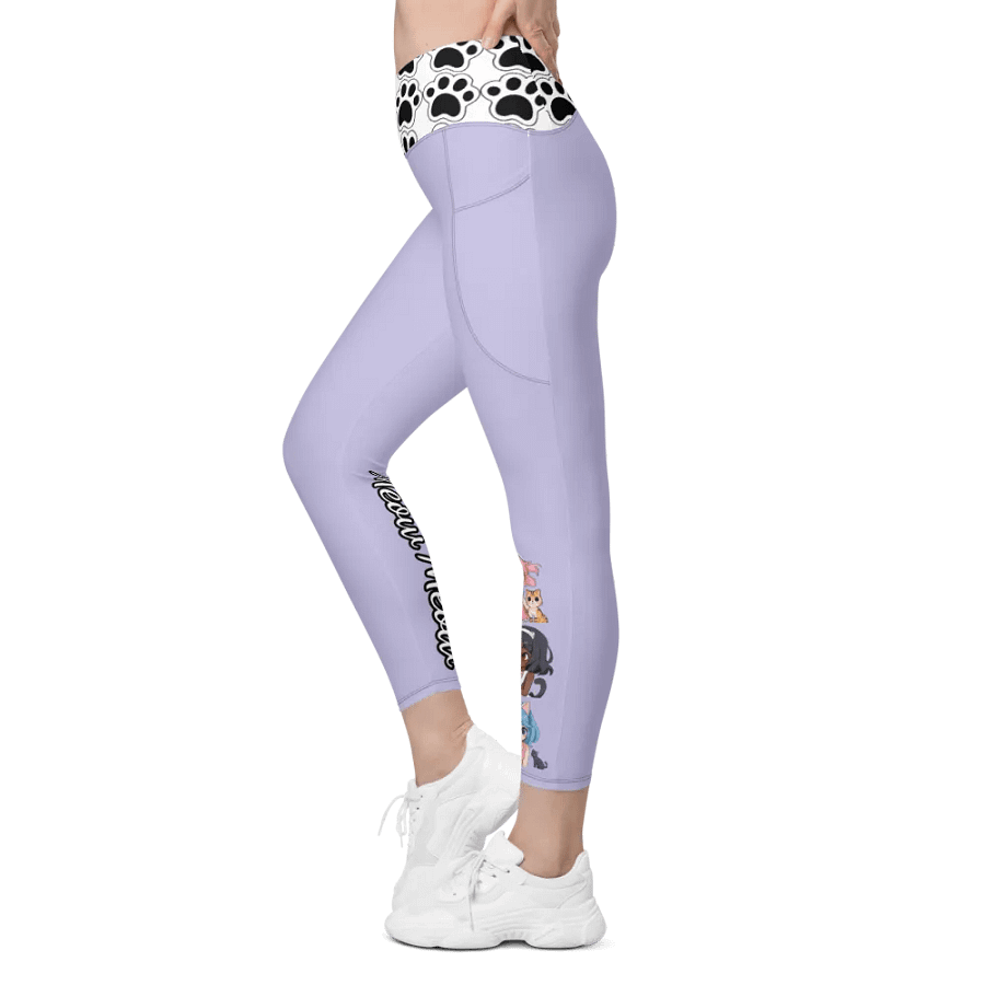 Chibi Cat Girls All-Over Print Leggings product image (4)