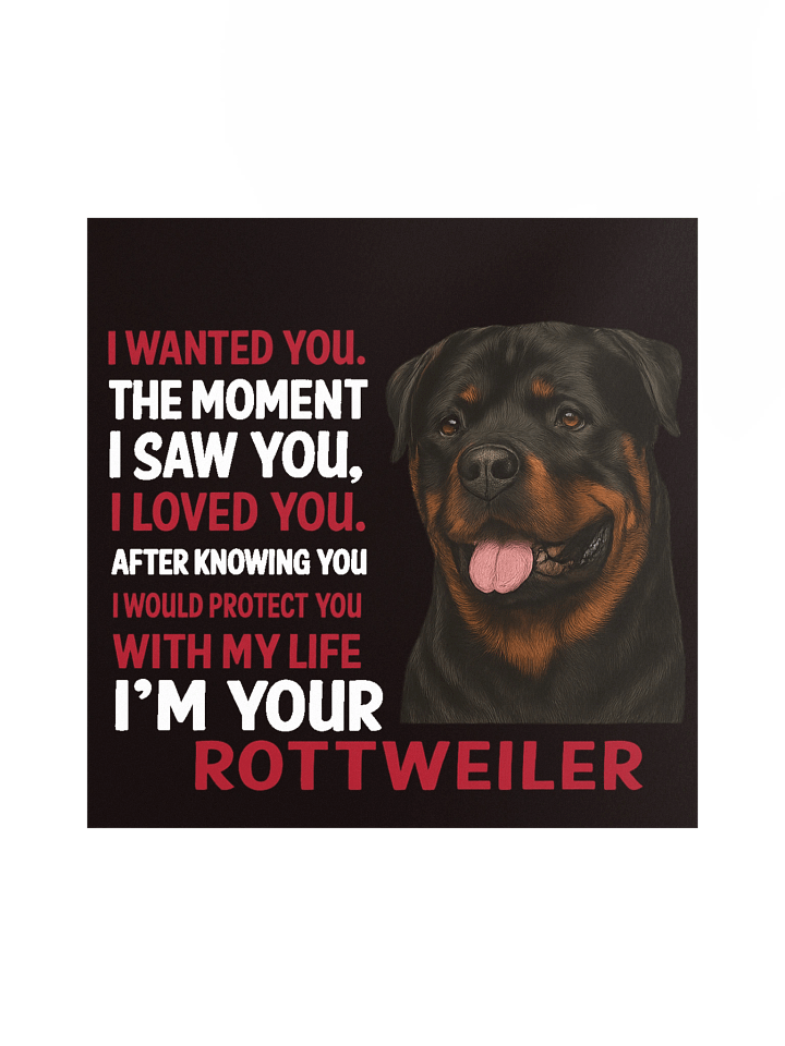 Loyal Companion Rottweiler Poster product image (3)