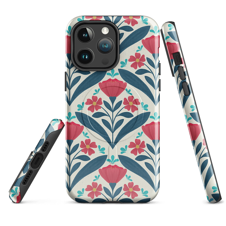 Cosmic Bloom Bunch MagSafe Tough Case for iPhone product image (2)