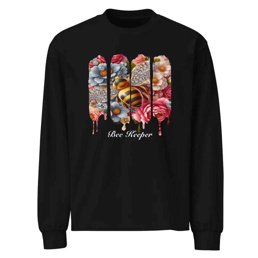 Bee Keeper With some Bling Long Sleeve Heavyweight TShirt product image (3)