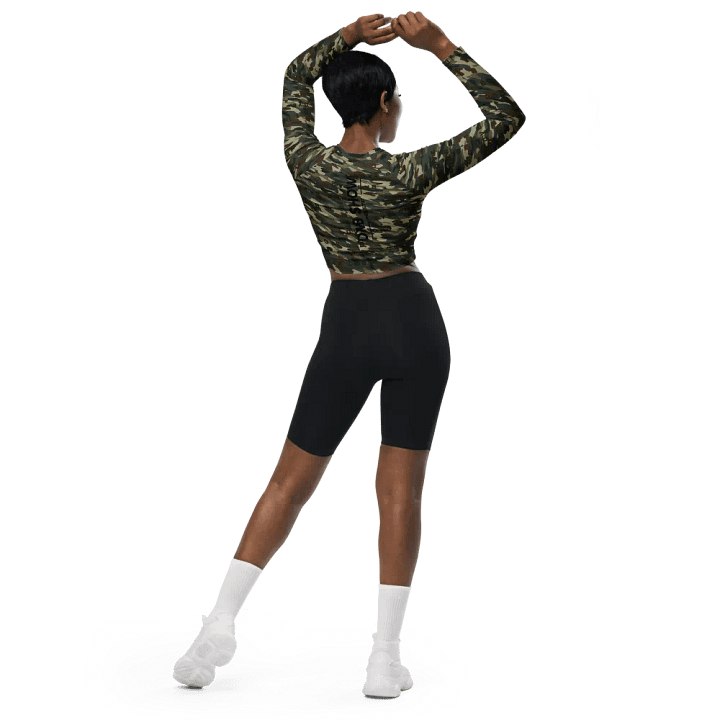 I Love DNB Camo Crop Top product image (2)