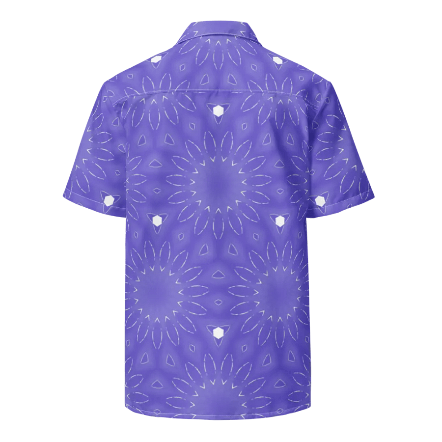 Hawaiin Style Shirt, Button Up, Unisex, Floral Burst product image (3)